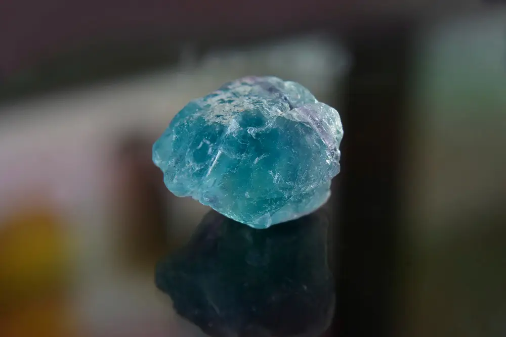 Natural aquamarine crystal from Pakistan's mines.