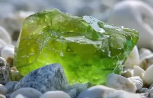 Multi-colored tourmaline crystal from Pakistan.